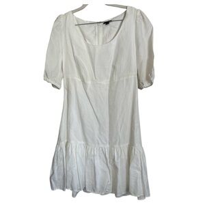 Ann Taylor Cream Puff Sleeve Sundress